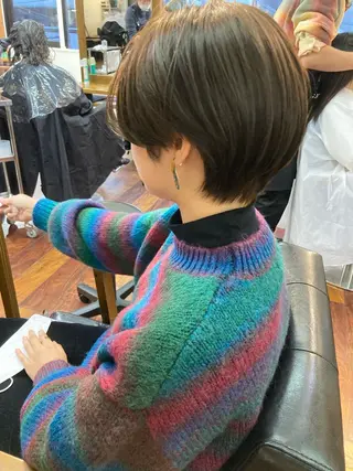 ショート カラー 小木曽智美 /ボブ/ショートのヘアスタイル