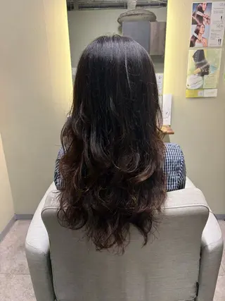 ロング パーマ 🌟髪質改善🌟美髪 カラー🌟曽我優海のヘアスタイル