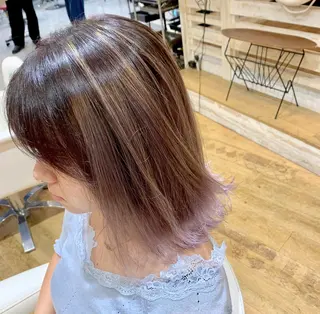 カラー 天野 利咲のヘアスタイル