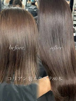 ロング カラー レイヤー/エクステ alpha下妻のヘアスタイル