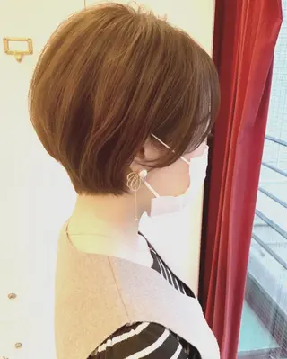ショート カラー 大人女性ショート専門 tomodaのヘアスタイル