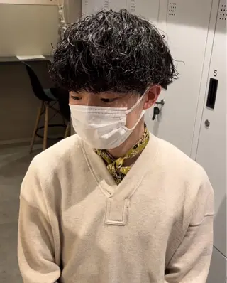 パーマ メンズ あかね丸 _akane218_のヘアスタイル