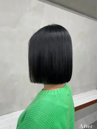 ミディアム 似合わせカット/ ハイトーン/aoiのヘアスタイル