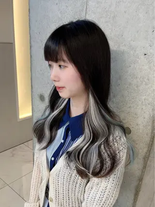 ロング りおな/髪質改善/ カラー /平尾のヘアスタイル