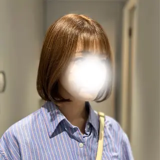 ミディアム 無料カットモデル ユナのヘアスタイル