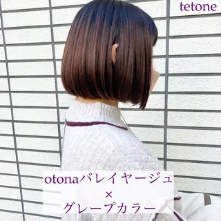 ショート カラー テトネ タカシのヘアスタイル