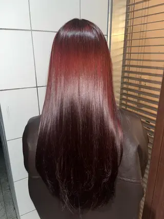 ロング カラー 遠藤 巴菜のヘアスタイル