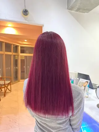 セミロング カラー モテ艶🪄ベージュ カラー🧸RUKAのヘアスタイル