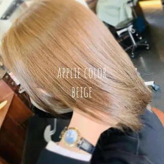 ミディアム カラー ヘアアレンジ Hikari /京都駅美容室のヘアスタイル