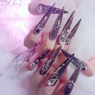 ネイル 梅田🦄中崎町🩵 u n o 0 1のネイルデザイン