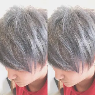 ショート カラー 浅川 実行のヘアスタイル