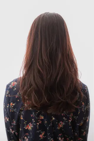 ロング カラー パーマ ヘアアレンジ M字・前髪割れ 改善メンズ特化/栢沼のヘアスタイル
