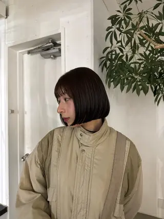 ミディアム 松原 千代のヘアスタイル