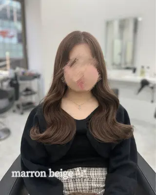 ロング カラー 🥂上品ワンホンヘア 🥂nozomiのヘアスタイル