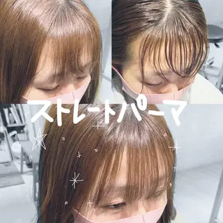 セミロング パーマ 眉毛スタイリング 松下すずの眉毛・アイブロウイメージ