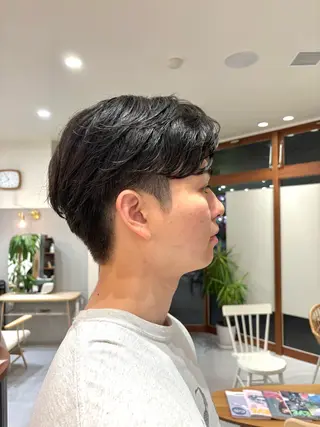 パーマ メンズ 松尾 葵依のヘアスタイル