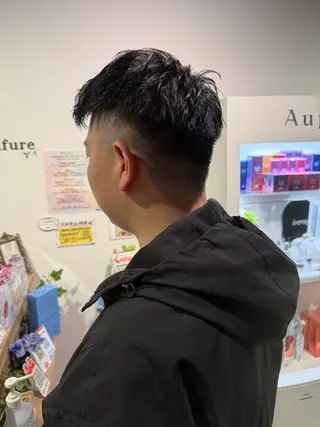 ショート メンズ 🦋メンズカット/パ ーマモデル紀輔🦋‪のヘアスタイル