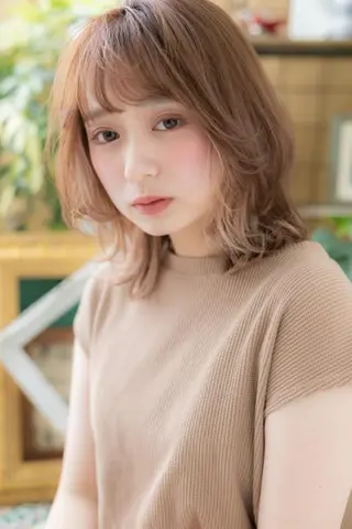 ミディアム カラー パーマ 🍀鶴貝 幸哉🍀のヘアスタイル