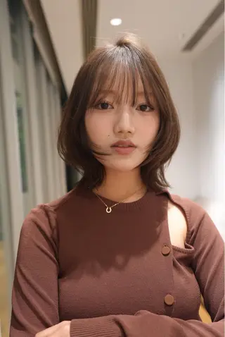 ミディアム 🥀似合わせ🥀 柔らかカラー・タイトのヘアスタイル