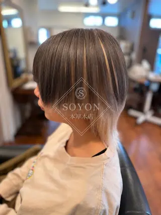 ショート カラー 【SOYON本厚木】 髪質改善　　武尊のヘアスタイル