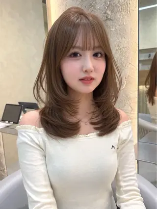 ミディアム 【激安ご案内中】🫧 モモハ🫧 /博多のヘアスタイル