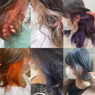 セミロング カラー 🌿レイヤー/ブリー チ/🌿JINのヘアスタイル
