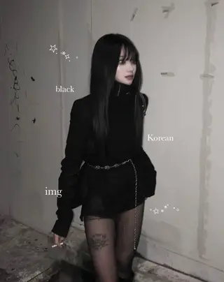 カラー 韓国風hair🖤 Maria🖤のヘアスタイル