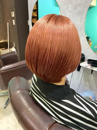ショート カラー レイヤーカット ショート/宮本洋介のヘアスタイル