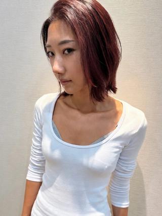 ショート カラー 田室和幸 河原町のヘアスタイル
