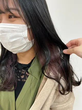 ミディアム カラー 暖色/ブリーチカラー 🎀 M i k uのヘアスタイル