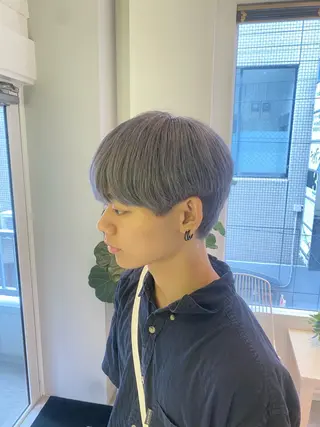 ショート カラー メンズ reverd 竹下 大輔 メンズパーマのヘアスタイル
