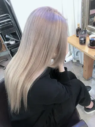 セミロング カラー 【メンズカット】 澤下瑛一のヘアスタイル