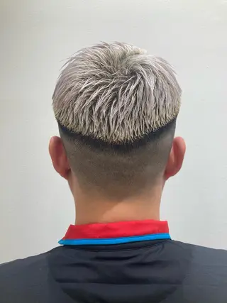 ショート カラー メンズ 鈴木 翔偉のヘアスタイル
