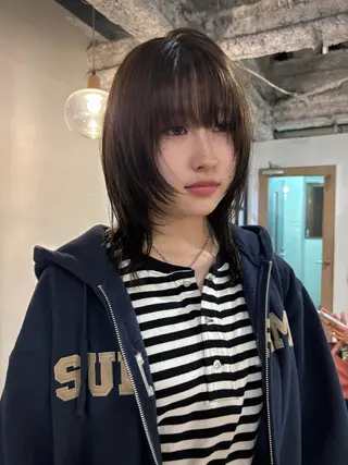 ミディアム パーマ yu maのヘアスタイル