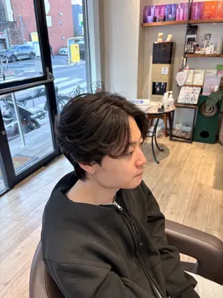 メンズ 颯大┊︎メンズ特化 パーマ┊︎韓国ヘアのヘアスタイル