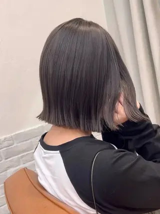 ミディアム 結べるレイヤーカット /カラー/あさかのヘアスタイル