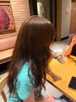 カラー 神尾 柚希のヘアスタイル