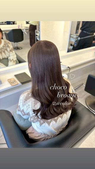 ロング ParveMix🫧 宮﨑 梨里のヘアスタイル