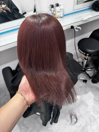 ロング カラー ヘアアレンジ 透け上品ハイトーン 職人ゆうと🤍のヘアスタイル