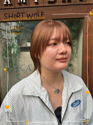 ショート カラー みゆ｜ 髪師kenjiroのヘアスタイル