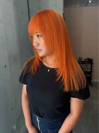 ロング カラー SHOTO ハイトー ン/ブロンドカラーのヘアスタイル