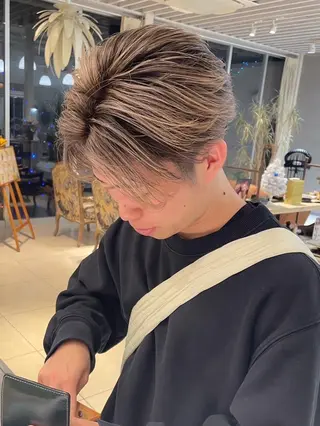 メンズ カラー obje't cielのヘアスタイル