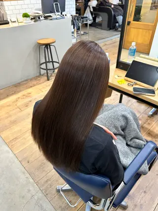 ロング 縮毛矯正&髪質改善 特化/ゆいのヘアスタイル