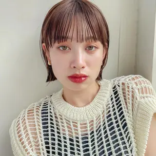 ショート カラー ✨👑お洒落ショート ❣️村上せいな✨のヘアスタイル