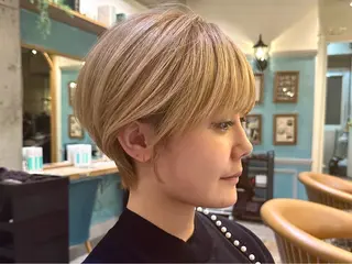 ショート 縮毛矯正/レイヤー taiga🧡のヘアスタイル