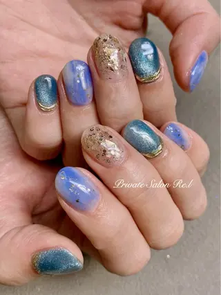 ネイル モチの良さ◉ フィルインネイル♡のネイルデザイン