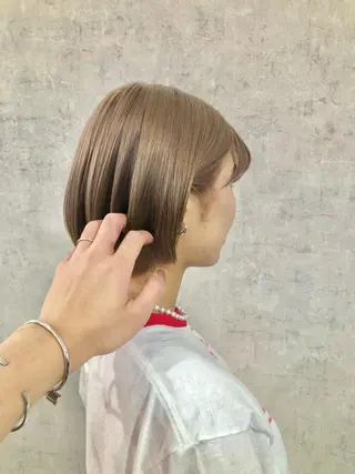 ショート カラー パーマ ヘアアレンジ メンズ キッズ ネイル マツエク・マツパ エビスザキレン／メン ズ／心斎橋🌳のヘアスタイル
