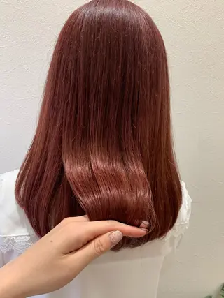ミディアム カラー hubhair レイヤー/透明感のヘアスタイル