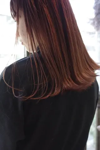 ミディアム カラー suvvy hairsalonのヘアスタイル