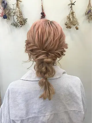 カラー ヘアアレンジ マンツーマン/ボブ ショート/マユコのヘアスタイル